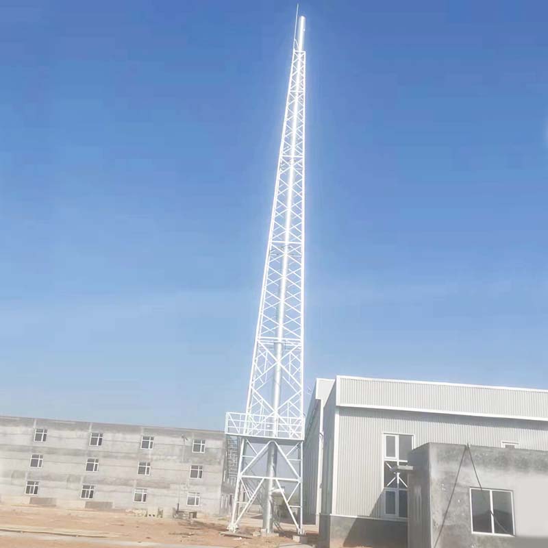 Calidum intinge Galvanized GFL triangularibus Steel Lightning Protection Tower